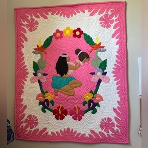 Colorful Hawaiian Quilt/Wall Hanging
